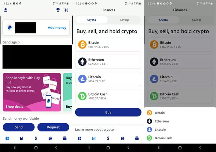Imagen - C&oacute;mo comprar criptomonedas con PayPal desde Estados Unidos