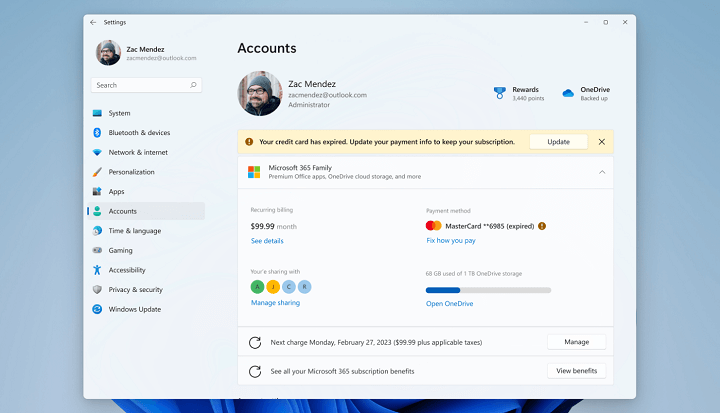 Imagen - Windows 11 te pedir&aacute; tu tarjeta de cr&eacute;dito, &iquest;por qu&eacute;?