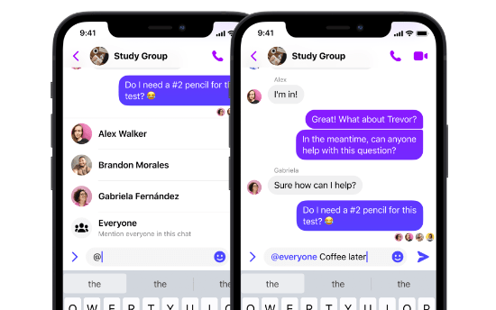 Imagen - Facebook Messenger añade atajos y menciones