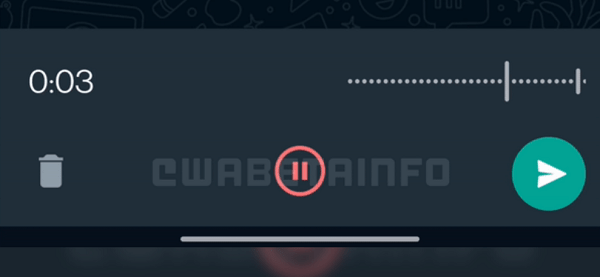 Imagen - WhatsApp ya permite pausar y reanudar la grabación de audios