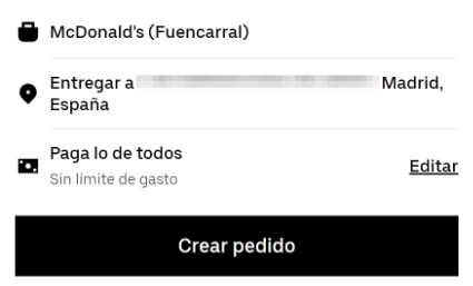 Imagen - Uber Eats: cómo crear un pedido de grupo y dividir la cuenta