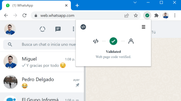 Imagen - Code Verify: la nueva extensión de seguridad de WhatsApp Web