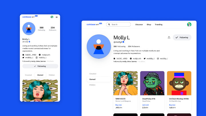 Imagen - Coinbase NFT, el nuevo mercado para comprar y vender NFT