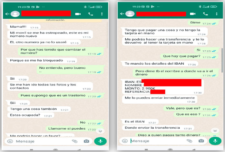 Imagen - Estafa en WhatsApp se hace pasar por familiares en apuros