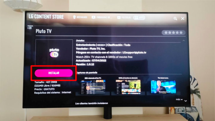 Imagen - Cómo ver Pluto TV en tu LG Smart TV