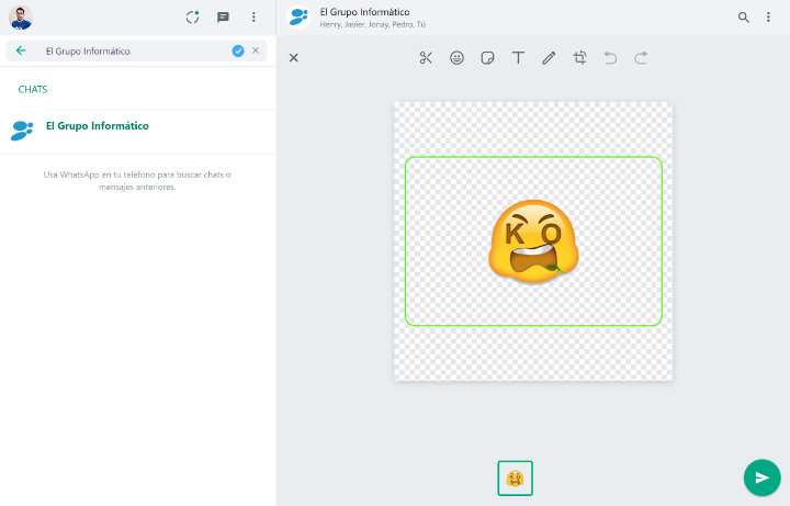 Imagen - WhatsApp: cómo crear tu propio emoticono