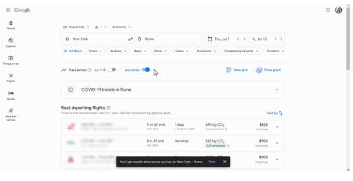Imagen - Google Flights y Maps: novedades para planificar vacaciones