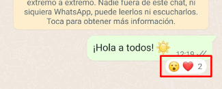 Imagen - WhatsApp: Cómo desactivar las notificaciones de reacciones