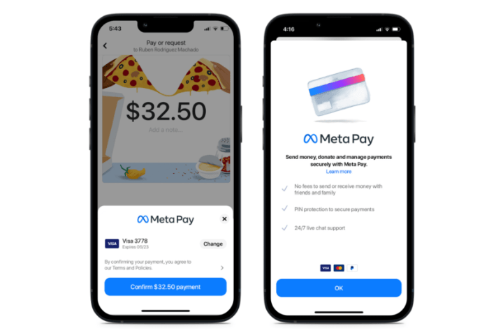 Imagen - Facebook Pay cambia de nombre a Meta Pay