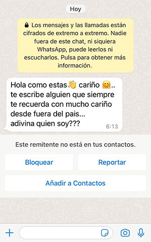 Imagen - &quot;Alguien que siempre te recuerda&quot;: nueva estafa en WhatsApp