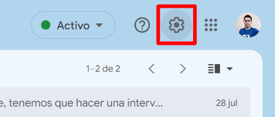 Imagen - Cómo volver al antiguo diseño de Gmail
