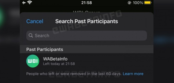 Imagen - WhatsApp indicará los participantes anteriores de los grupos