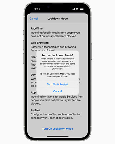 Imagen - Modo de aislamiento, la nueva función de seguridad de Apple