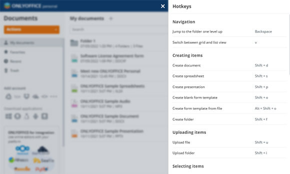 Imagen - OnlyOffice mejora los formularios online y añade tema oscuro