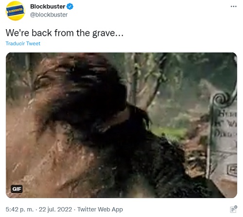 Imagen - Blockbuster: &quot;regresamos de la tumba&quot;, ¿vuelve?