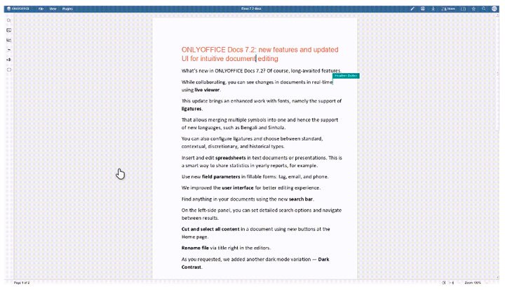 Imagen - OnlyOffice v7.2: novedades y descarga