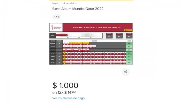 Imagen - 5 apps para llevar el control de tu &aacute;lbum Panini Qatar 2022