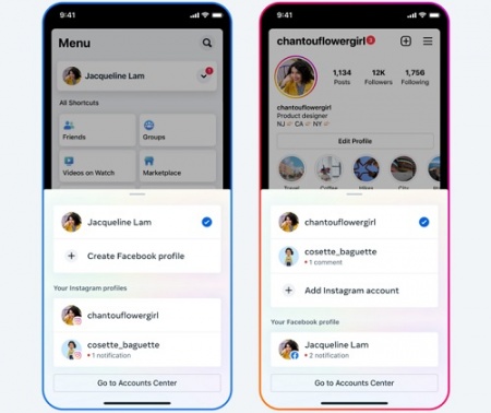 Imagen - Meta permitirá cambiar de perfil más fácilmente