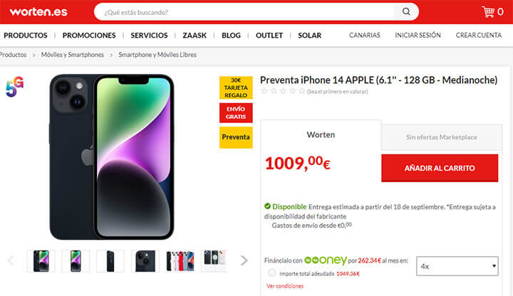 Imagen - Dónde comprar un iPhone 14 barato
