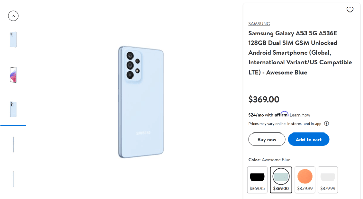 Imagen - Dónde comprar el Samsung Galaxy A53 más barato