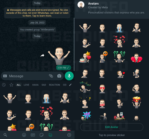 Imagen - WhatsApp permitir&aacute; crear y enviar stickers con tu cara