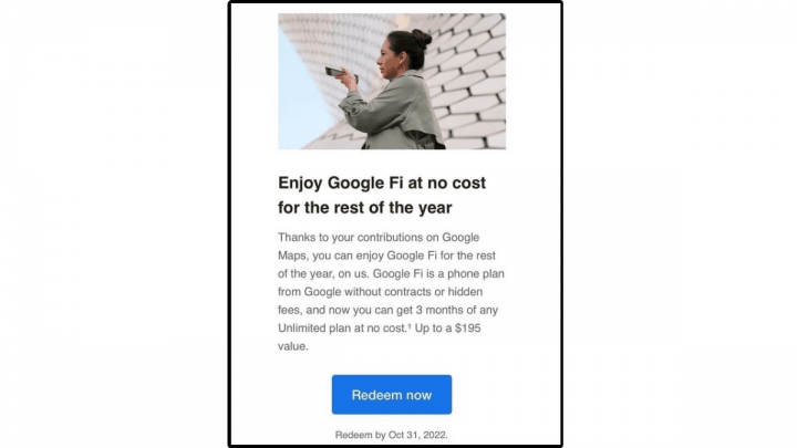 Imagen - Google Maps está regalando 3 meses del operador Google Fi