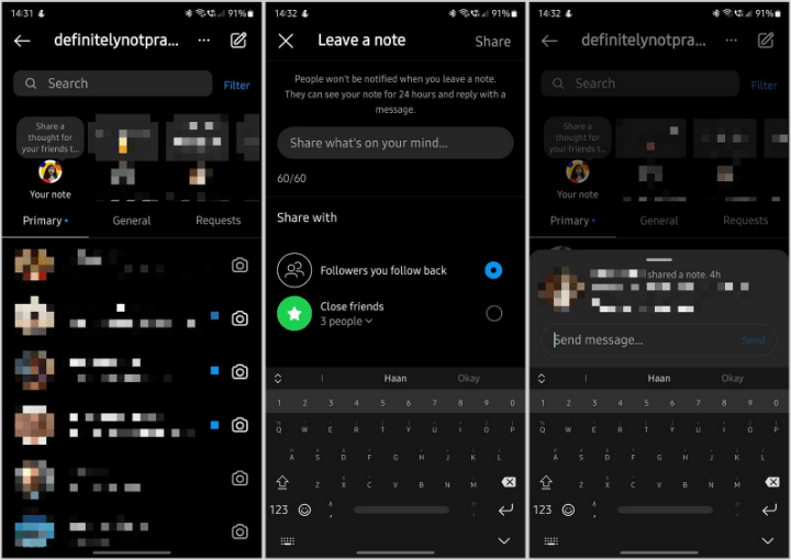 Imagen - Instagram incluirá notas en la sección de mensajes