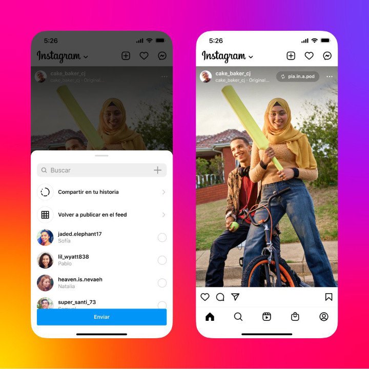 Imagen - Instagram permitirá compartir publicaciones de otros