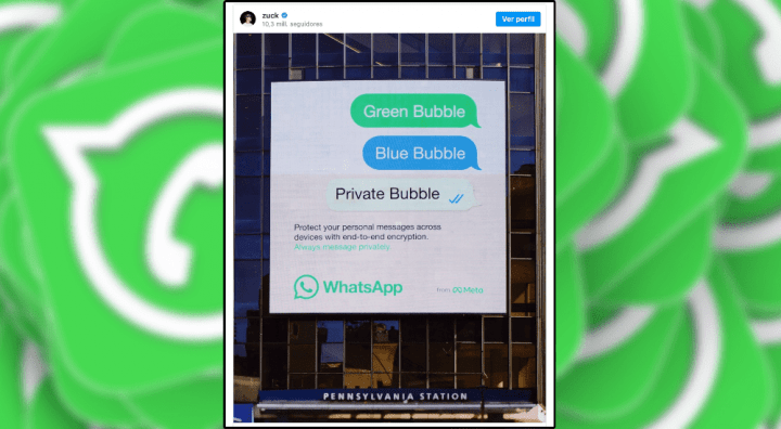 Imagen - Zuckerberg: &quot;WhatsApp es más seguro y privado que iMessage&quot;