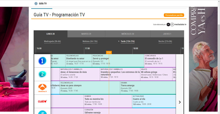 Imagen - 7 webs para consultar la programación de la TDT