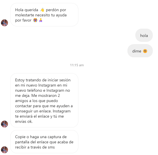 Imagen - Robo de cuentas en Instagram con SMS enviados por amigos