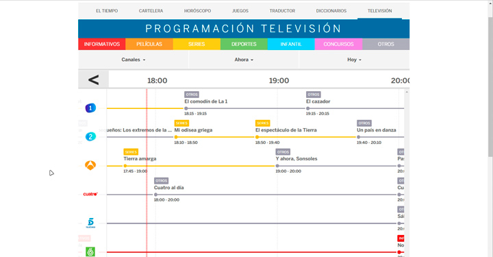 Imagen - 7 webs para consultar la programación de la TDT