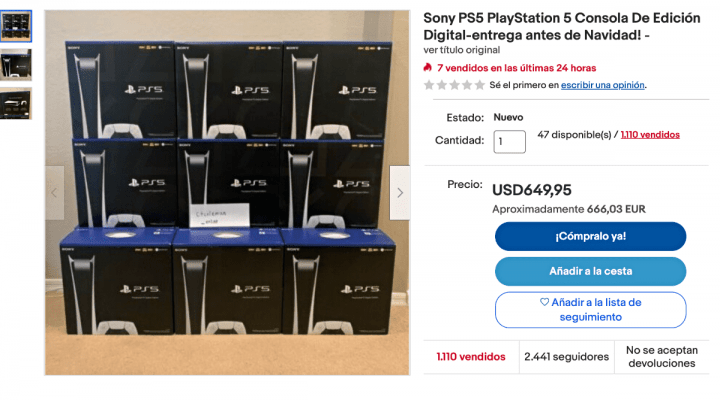 Imagen - Dónde comprar PlayStation 5: stock [noviembre 2022]
