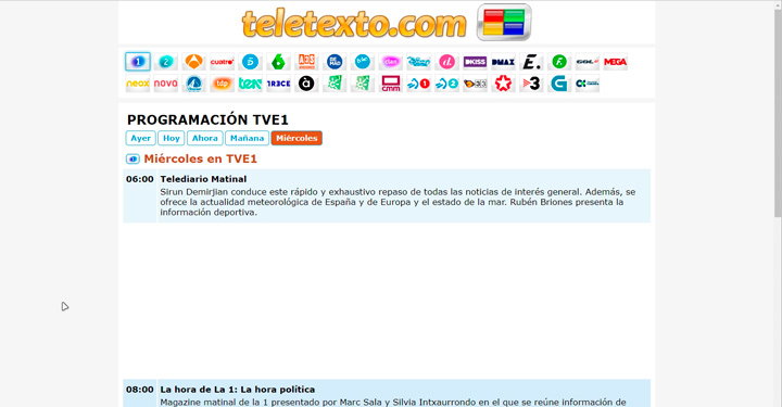 Imagen - 7 webs para consultar la programación de la TDT
