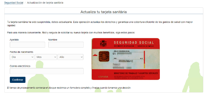 Imagen - Actualizaci&oacute;n de la tarjeta sanitaria por SMS, &iquest;es real?