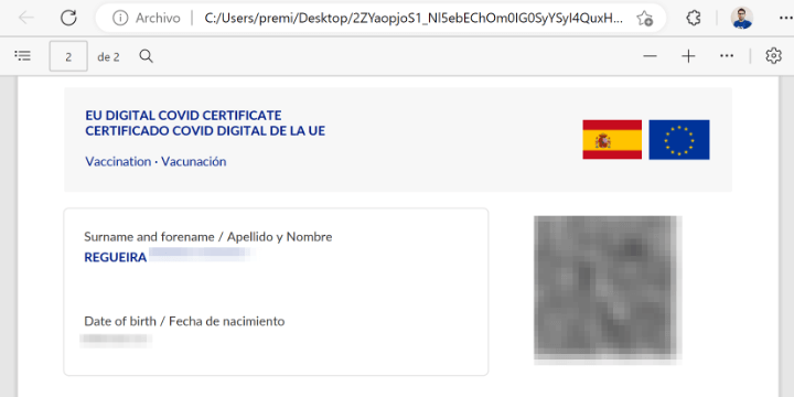 Imagen - Notificación electrónica del certificado COVID, ¿es fiable?