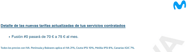 Imagen - Subida de precios en Movistar, ¿cuánto sube?