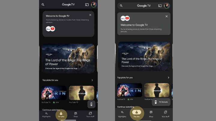 Imagen - La app de Google TV renueva su diseño