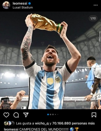 Imagen - Récord en Instagram y WhatsApp durante el Mundial