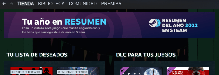 Imagen - Steam Replay 2022: c&oacute;mo crear el resumen de lo m&aacute;s jugado