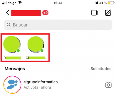 Imagen - Instagram ya destaca a tus contactos en l&iacute;nea en los Direct