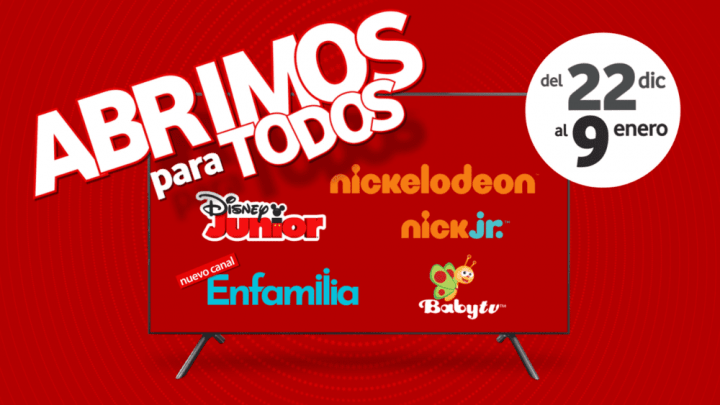 Imagen - Canales infantiles gratis por Navidad 2023 con Vodafone TV