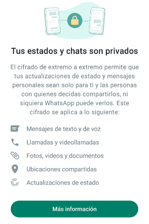 Imagen - Tus actualizaciones de estado est&aacute;n cifradas, &iquest;qu&eacute; es?