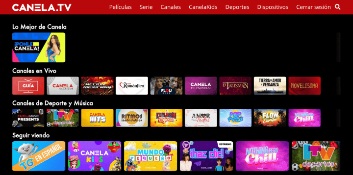 Imagen - Canela TV: qué es, contenidos, cómo funciona y más