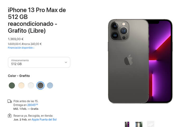 Imagen - Apple ya vende el iPhone 13 reacondicionado a mejor precio