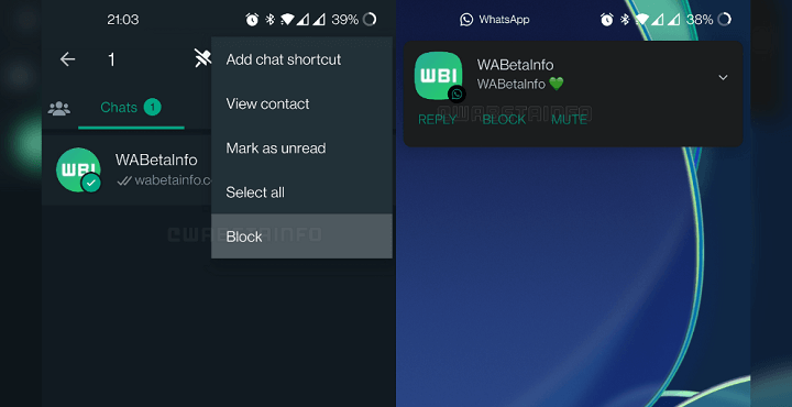 Imagen - WhatsApp permitirá bloquear un contacto más fácilmente