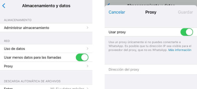 Imagen - WhatsApp te permitirá conectarte a través de un proxy
