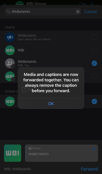 Imagen - WhatsApp incluir&aacute; el comentario de las fotos al reenviar