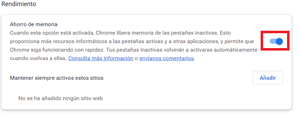 Imagen - Google Chrome estrena función para mejorar el rendimiento