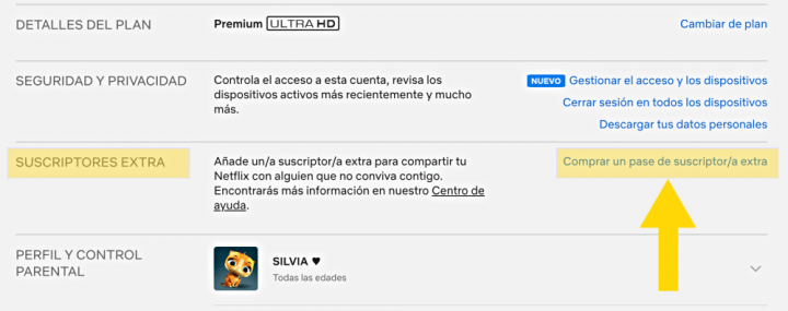 Imagen - Cómo compartir una cuenta de Netflix